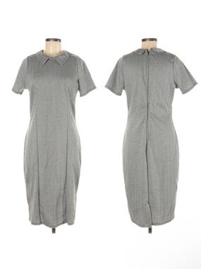 PIPHANY Harlem Houndstooth Midi Dress M